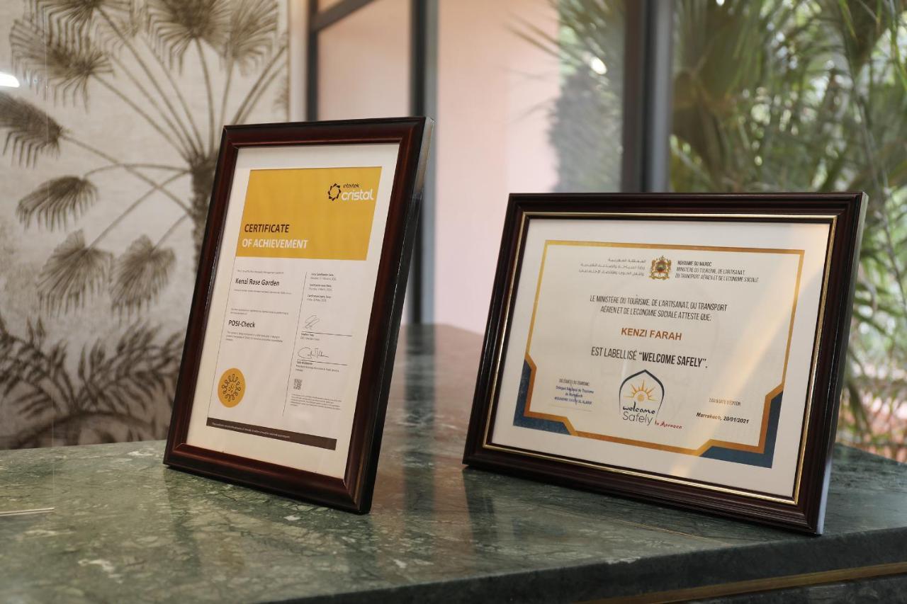 Hotel Kenzi Rose Garden Marrakesh Esterno foto Certificates of the American Academy of Implant Dentistry